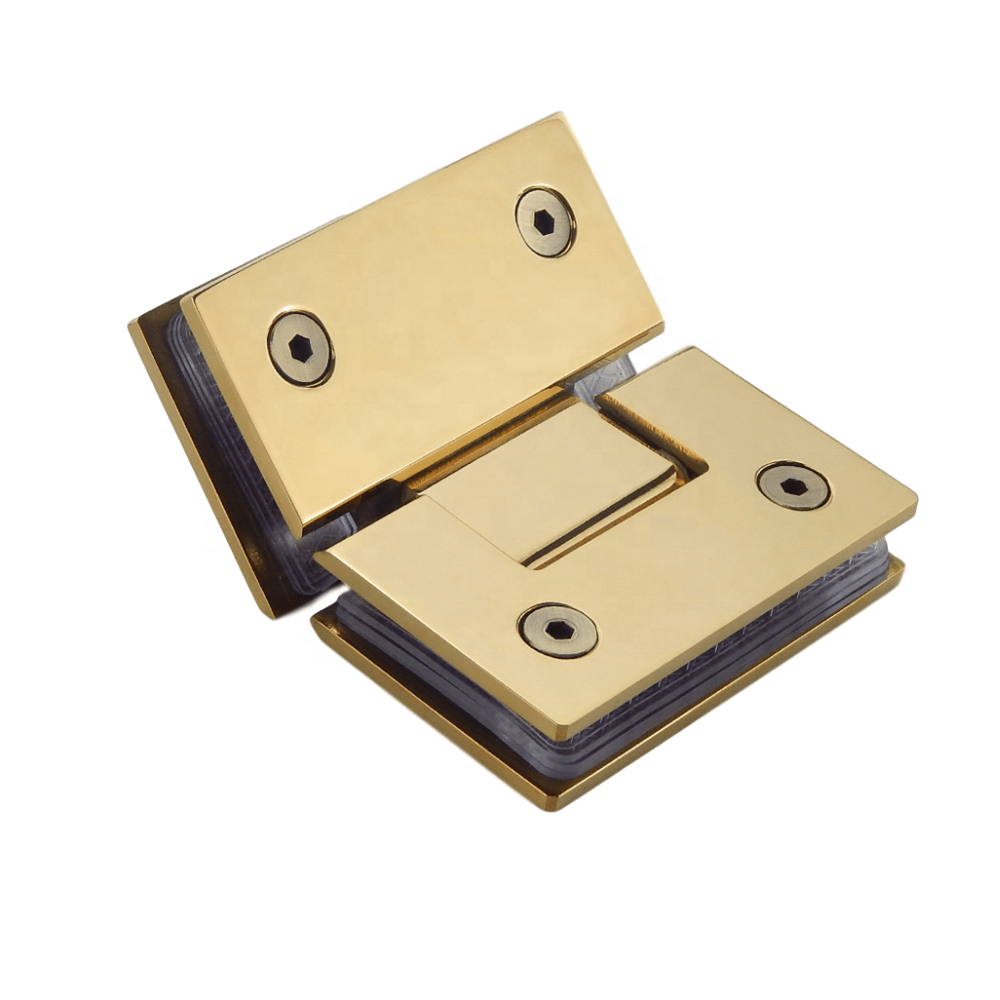 Professional 135 Degree Door Gold To Glass Shower Hinge For Wholesales