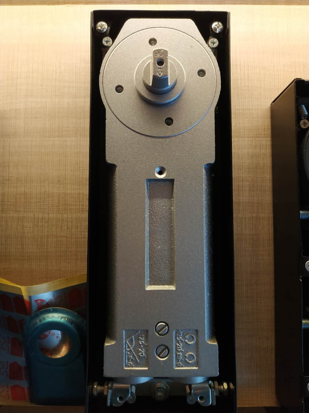 Double Cylinder heavy duty hydraulic floor hinge for glass door