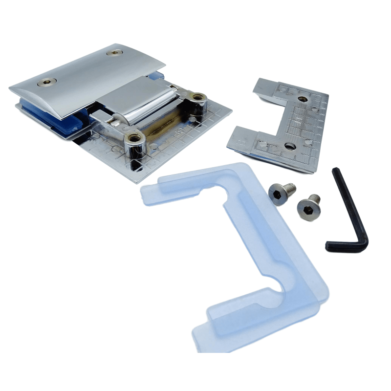 180 Degree Square Double Mirror Shower Door Pivot Hinge